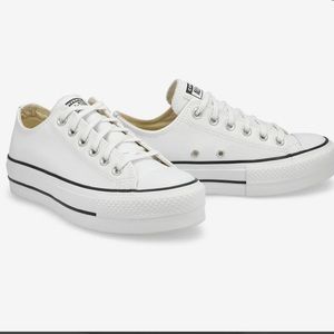 PLATFORM WHITE CONVERSE Size 9